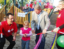 Moderner Spielplatz f&uuml;r die Kindertagesst&auml;tte Ebendorf