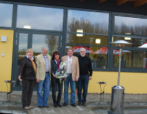 &Uuml;bergabe des neuen Infogeb&auml;udes am Jersleber See